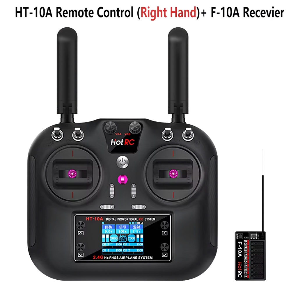 Drone Rc Boat - Hotrc HT-10A 2.4G 10CH เครื่องส่งสัญญาณ F10A