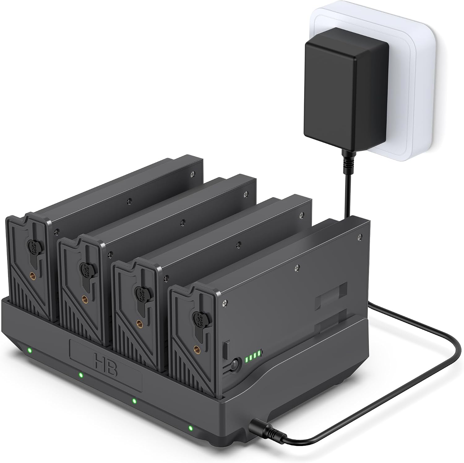 Lipo Battery Charger - ชุดแบตเตอรี่ลิเธียมโพลิเมอร์ 4 ก้อน พร้อมที่ชาร์จ 4 ช่อง
