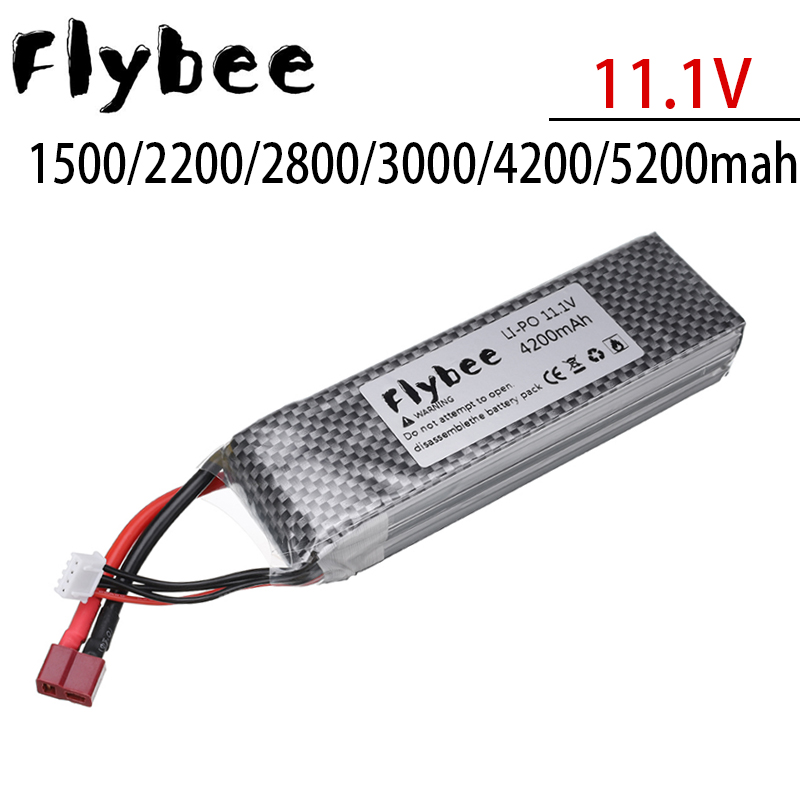 Drone Rc Boat - 11.1V 3S LIPOแบตเตอรี่1500/2200/2800/3000/4200/5200MahสำหรับRCของเล่นรถเรือเฮลิคอปเตอร์อะไหล่2S Lipo RC Dronesแบตเตอรี่1PCS