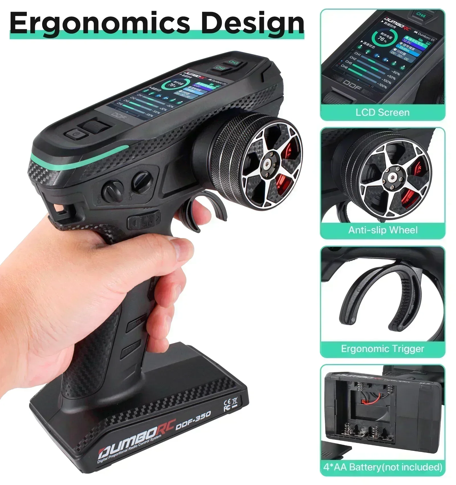 DUMBORC DDF-350 10CH RC รีโมทค - Joystick Rc Drone บทวิจารณ์และราคา