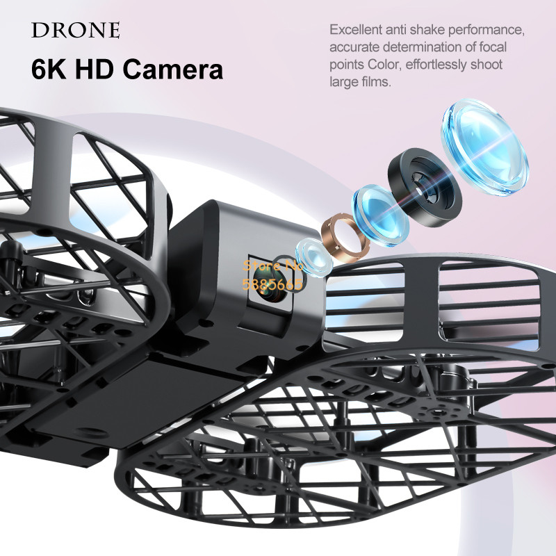 กล้อง 8K HD 360 °   การป้องกัน - Drone Rc Harness บทวิจารณ์และราคา