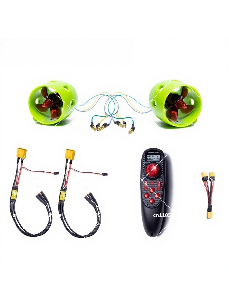 มอเตอร์ขับเคลื่อนใต้น้ำแบบไร้แ - Drone Rc Boat บทวิจารณ์และราคา