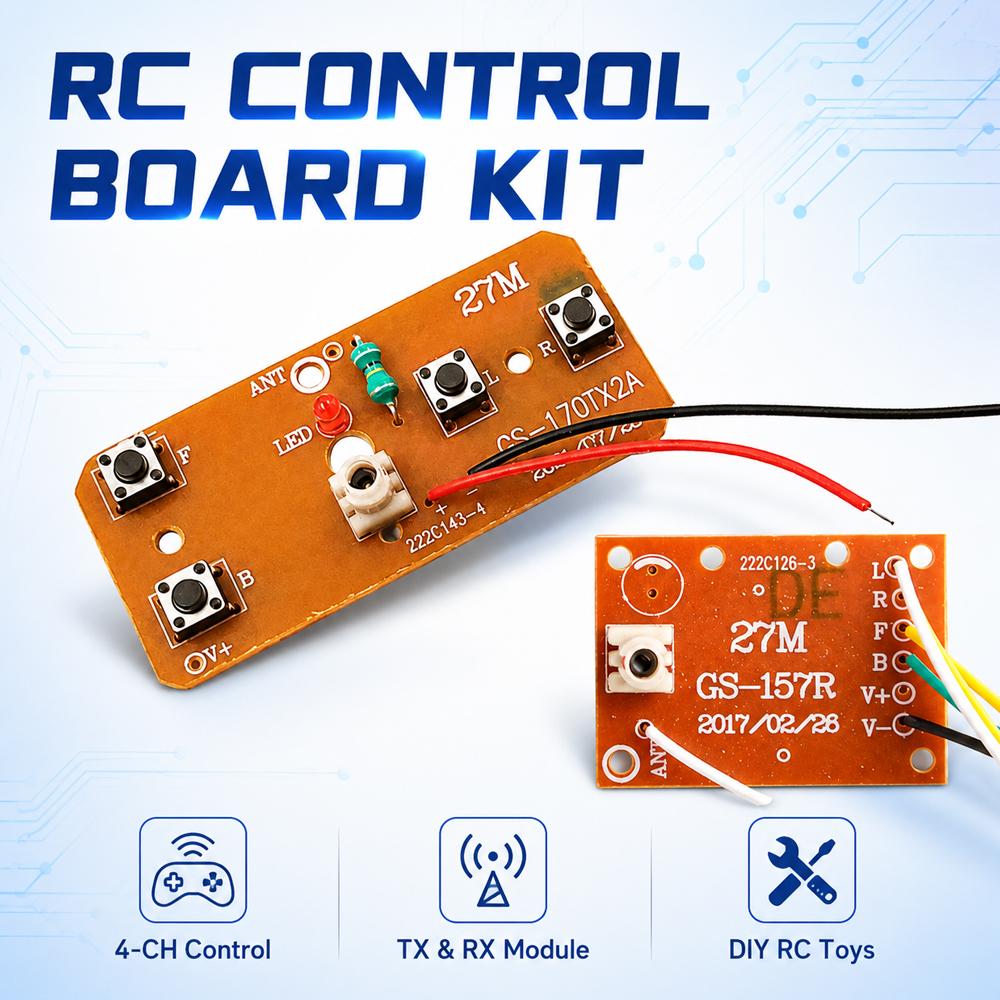 4CH RC รีโมทคอนโทรลวงจร PCB เค - Joystick Rc Drone บทวิจารณ์และราคา