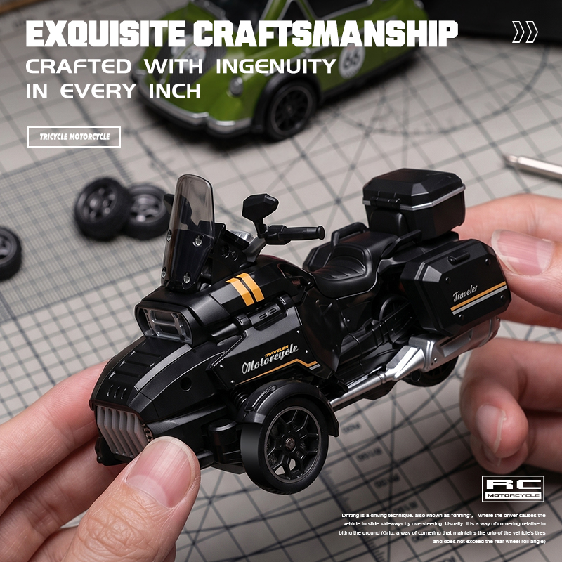 1:43 RC ดริฟท์รถจักรยานยนต์สาม - Drone Vera Rc บทวิจารณ์และราคา