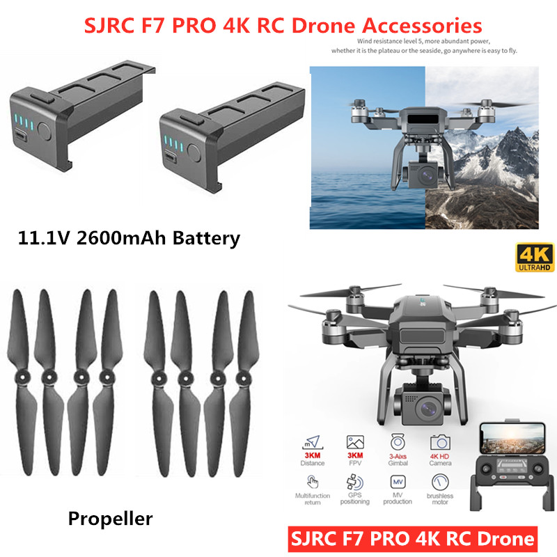 11.1V 2600mAh แบตเตอรี่ใบพัดสํ - Drone Sjrc บทวิจารณ์และราคา