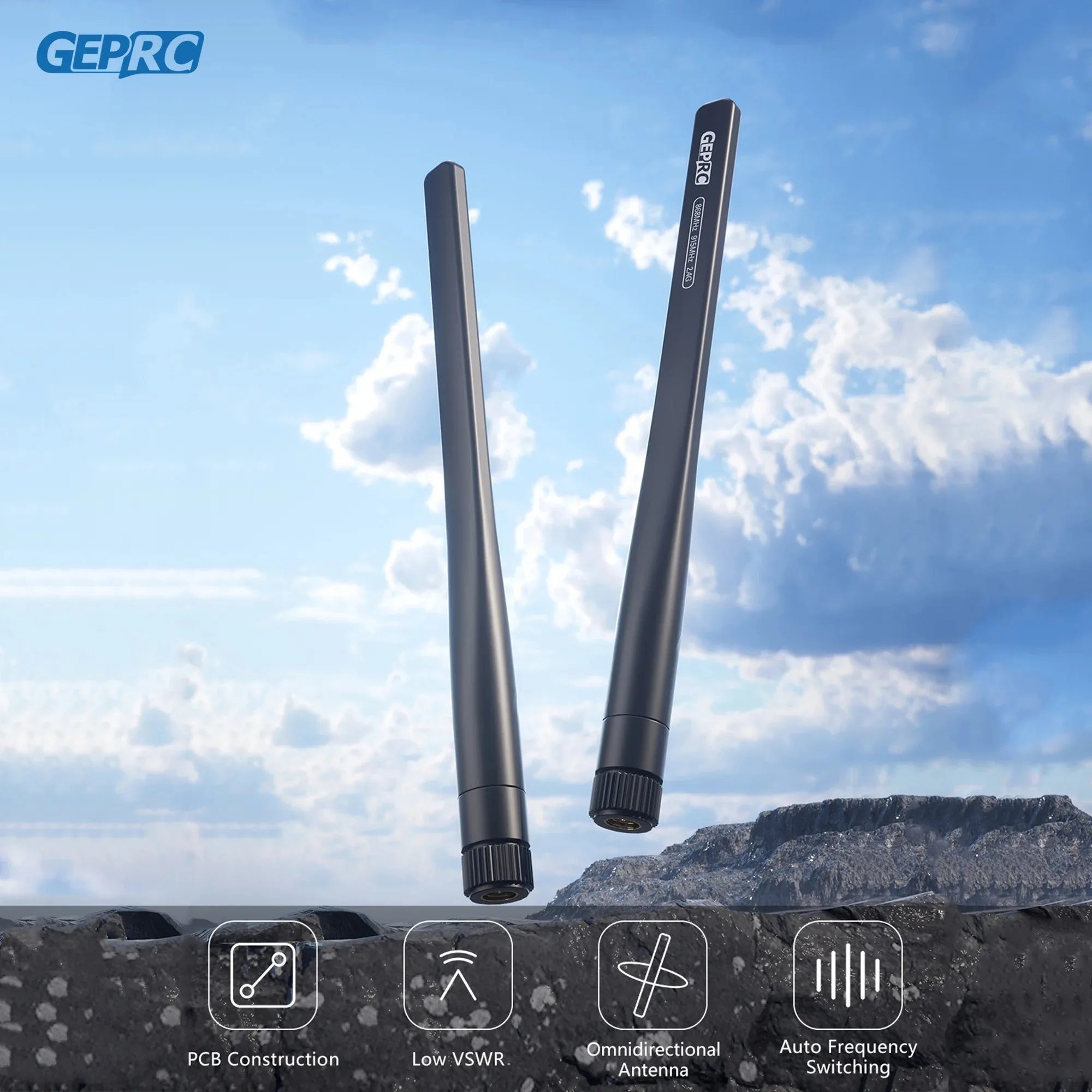 GEPRC 868MHz 915MHz Tri-Band S - Drone Rc Frequency บทวิจารณ์และราคา