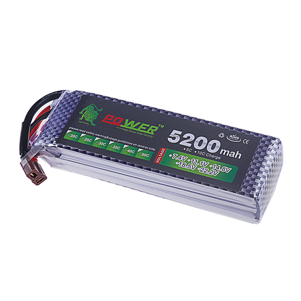 3S Lipo แบตเตอรี่ 11.1V 5200 m - Drone Rc Boat บทวิจารณ์และราคา